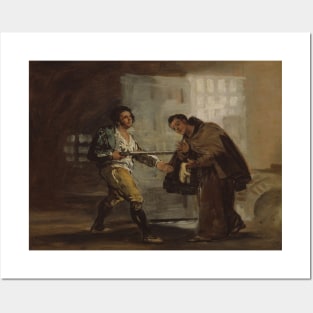 Friar Pedro Offers Shoes to El Maragato and Prepares to Push Aside His Gun by Francisco Goya Posters and Art